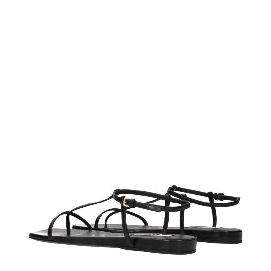  질샌더 샌들 JI15672047862025BT BLACK - JIL SANDER