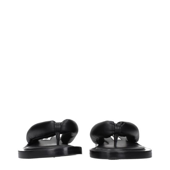  질샌더 샌들 JI15674048119049BT BLACK - JIL SANDER