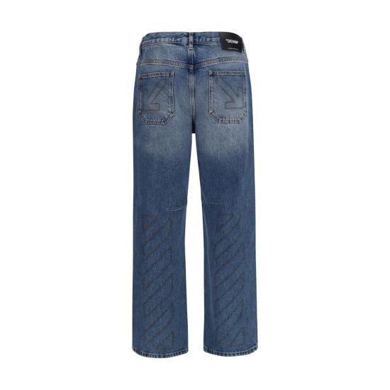  오프화이트 데님 팬츠 OFOMYA19DF26DEN00440400BB - OFF WHITE