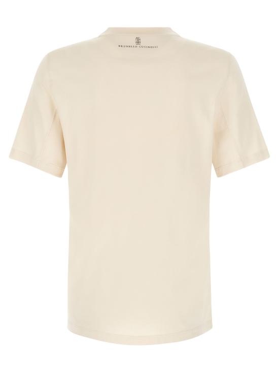 26FW 브루넬로 쿠치넬리 탑 BR343431BM WHITE - BRUNELLO CUCINELLI