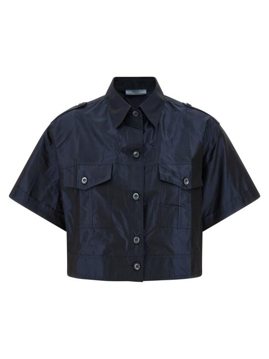 26SS 프라다 블라우스 PR325791BM NAVY