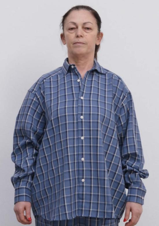  베이스레인지 탑 클라우드 플란넬 셔츠