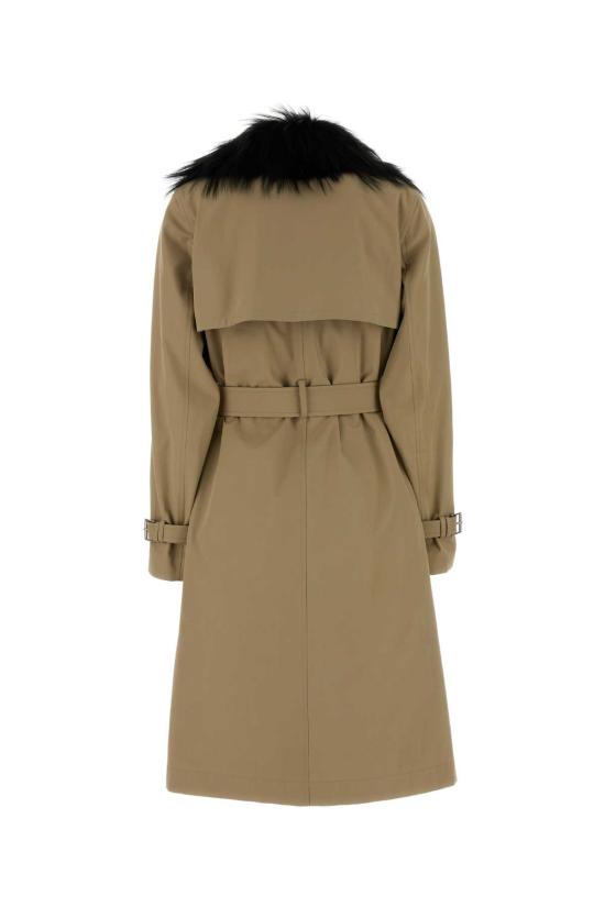 26FW 펜디 트렌치 코트 FF6202AMVN F0TX9 Beige o Tan - FENDI
