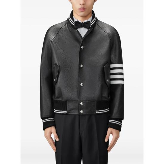 26FW 톰브라운 봄버 자켓 MJO262Y L0149 001 BLACK DOM - THOM BROWNE