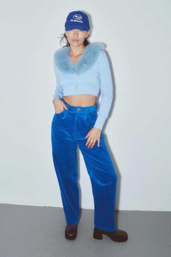  패션 브랜드 컴퍼니 가디건 패션 브랜드 회사 퍼 안감 카디건 - FASHION BRAND COMPANY