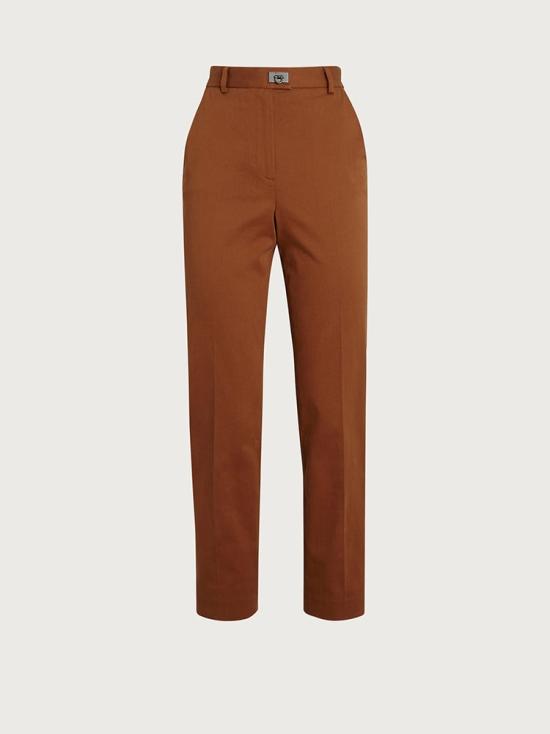  살바토레 페라가모 팬츠 01a0b0bd e8e3 71bb af94 042b6d0f5d62 BROWN - SALVATORE FERRAGAMO