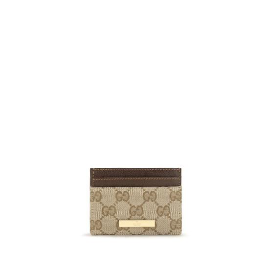 26FW 구찌 플라크 카드 케이스 GU875795FAF7Y9651BB BEIGE