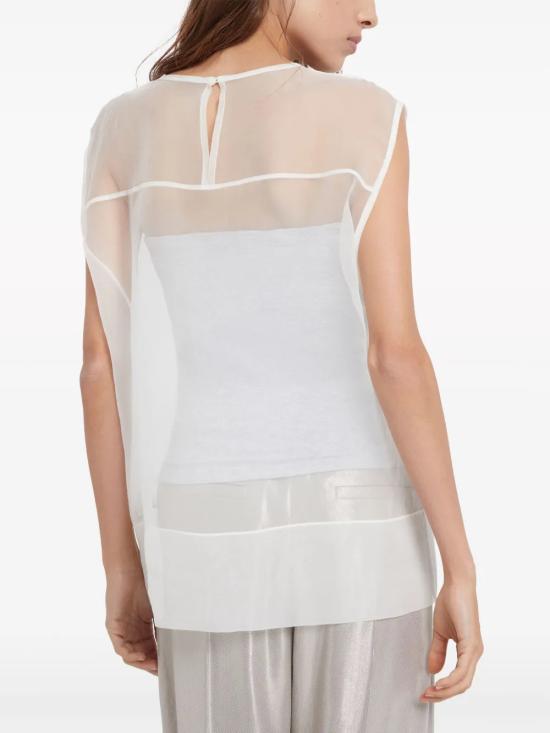 브루넬로 쿠치넬리 민소매 티셔츠 01a012b0 c6c2 7358 beaa 7878c983a14b NEUTRALS - BRUNELLO CUCINELLI
