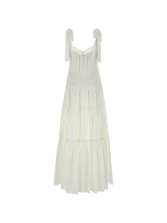 26FW 끌로에 롱 원피스 CH26ARO39 040107 WHITE - CHLOE