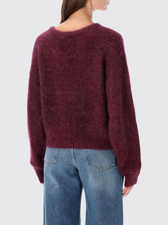 26FW 아메리칸 빈티지 스웨터 NIB18A CANNEBERGE Burgundy - AMERICAN VINTAGE