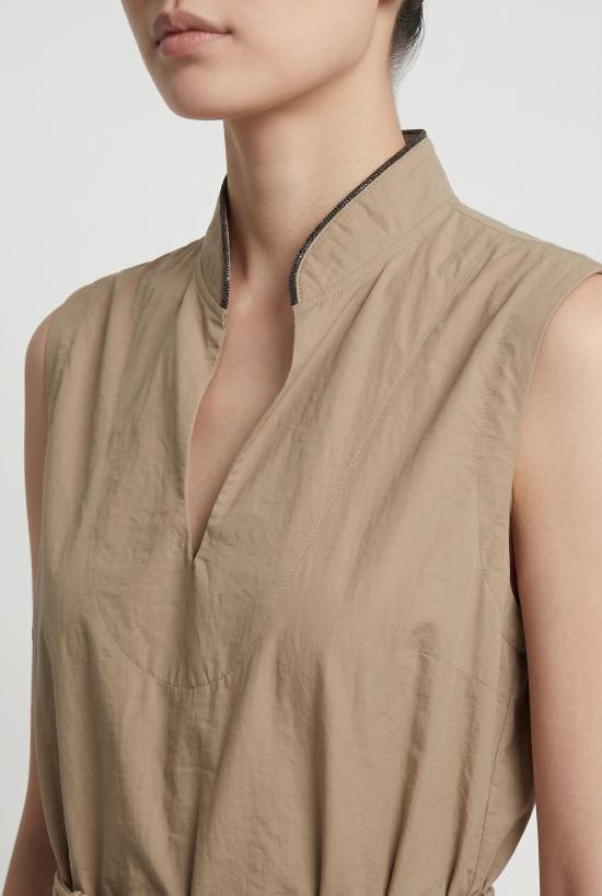  브루넬로 쿠치넬리 원피스 01a05891 8204 7177 b84c ea6568660568 BEIGE - BRUNELLO CUCINELLI