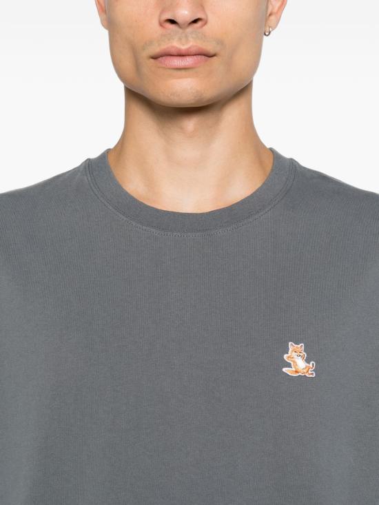26FW 메종키츠네 반팔 티셔츠 MRMJT37 KJ70250585 GREY - MAISON KITSUNE