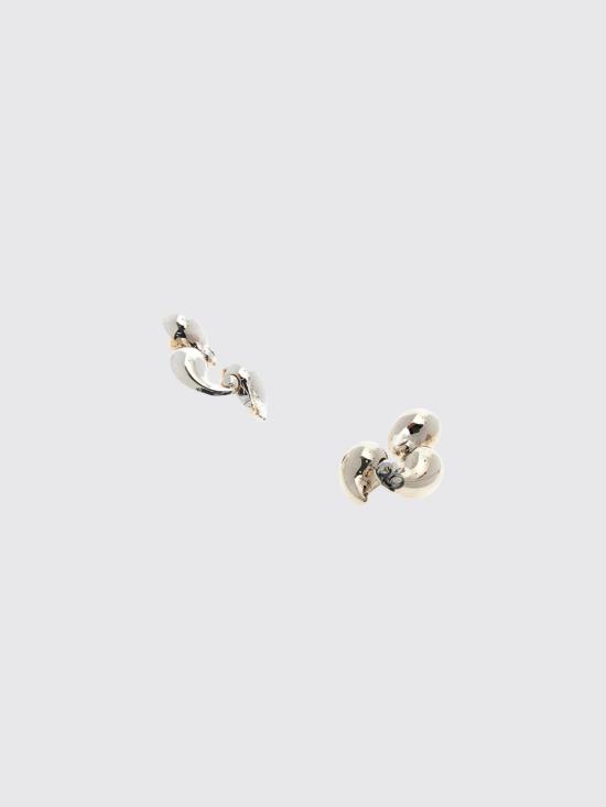 26FW 보테가베네타 라지 드롭 이어링 A005VWV5070 8117 Silver - BOTTEGA VENETA