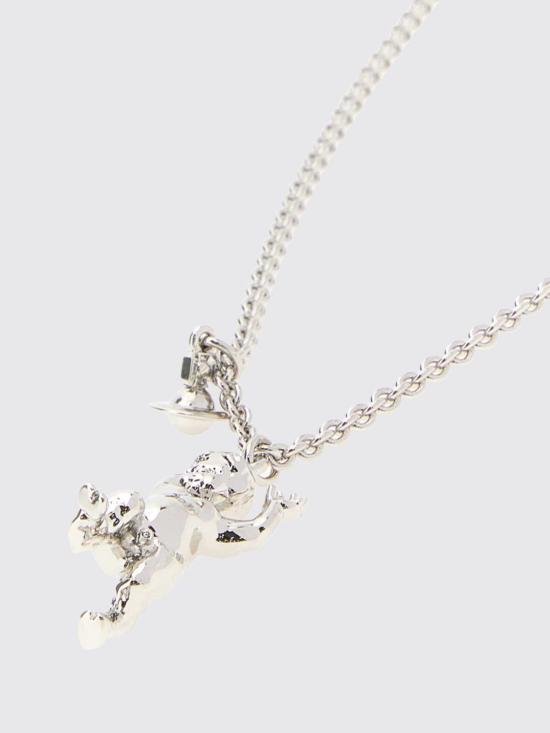 26FW 비비안웨스트우드 사티르 펜던트 목걸이 630203FS02P019 P019 Platinum - VIVIENNE WESTWOOD