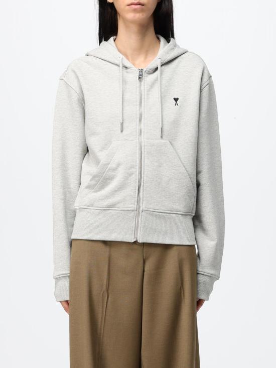 26FW 아미 스웨터 FSW801730 A273 Grey