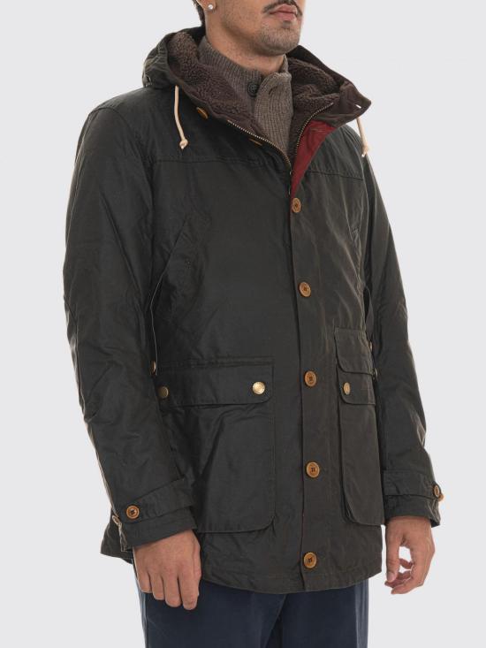 26FW 바버 게임 파카 왁스 MWX0698 0L71 Green - BARBOUR