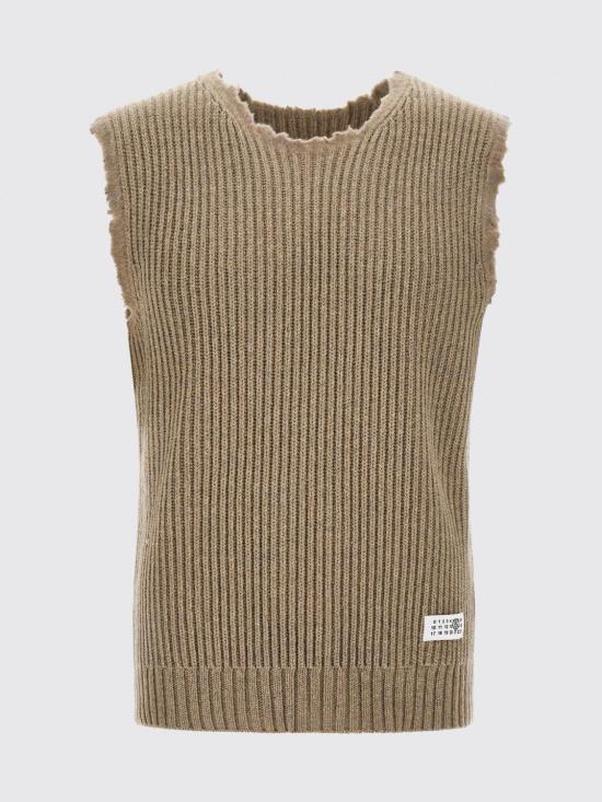 26FW MM6 메종마르지엘라 베스트 SH2FB0035M13346 811M Beige - MM6 MAISON MARGIELA