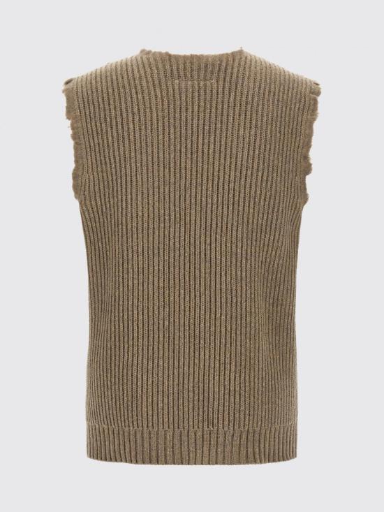 26FW MM6 메종마르지엘라 베스트 SH2FB0035M13346 811M Beige - MM6 MAISON MARGIELA