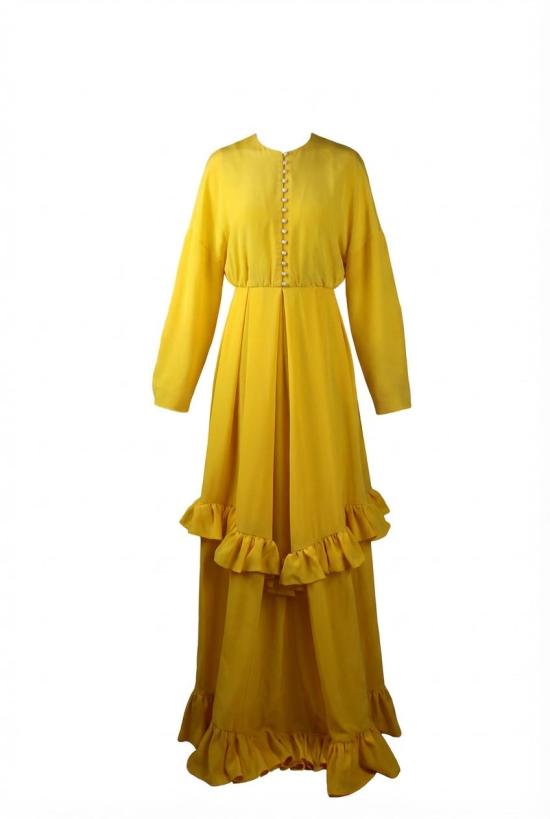  발렌티노 가라바니 원피스 01a0b0d8 7359 720f 843b f50d9bb46413 YELLOW - VALENTINO GARAVANI