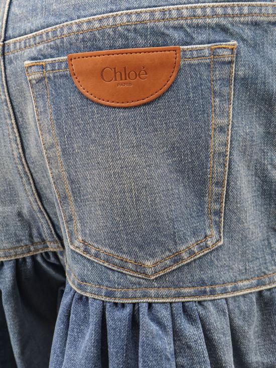 26FW 끌로에 숏팬츠 CH26ADP50901 40C Denim - CHLOE