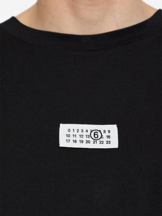 26FW MM6 메종마르지엘라 반팔 티셔츠 SH0NH0028M20258 900 Black - MM6 MAISON MARGIELA