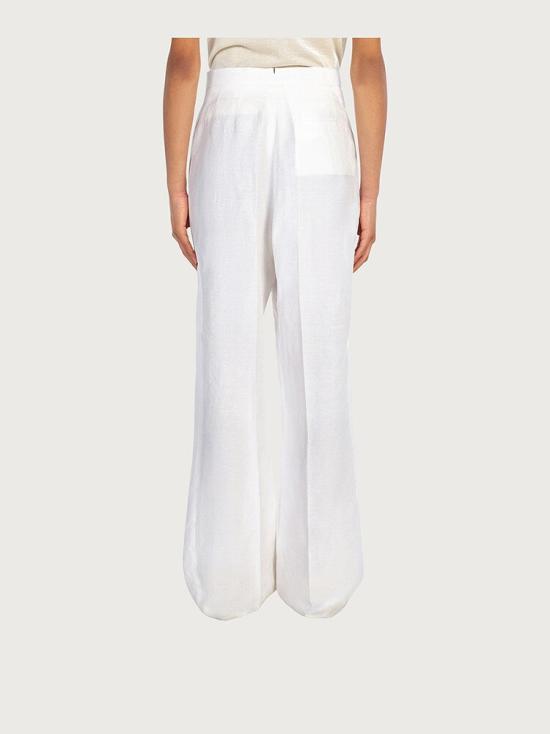  살바토레 페라가모 팬츠 01a0b0a9 eee7 7752 a748 00055127ff34 WHITE - SALVATORE FERRAGAMO