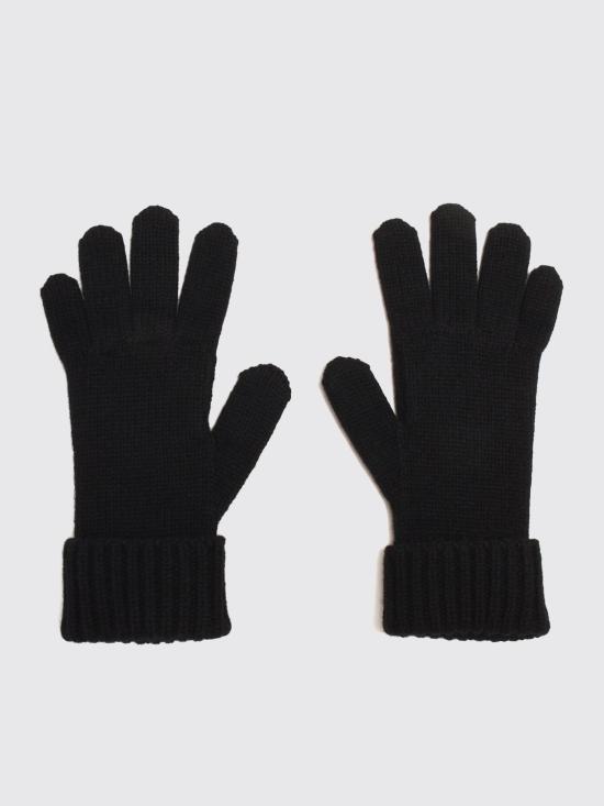 26FW 구찌 더블 G 울 캐시미어 장갑 7885033GB02 1000 Black - GUCCI