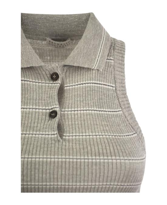  브루넬로 쿠치넬리 민소매 티셔츠 01a05871 d7b6 7254 b999 8ec7d070bd37 GRAY - BRUNELLO CUCINELLI