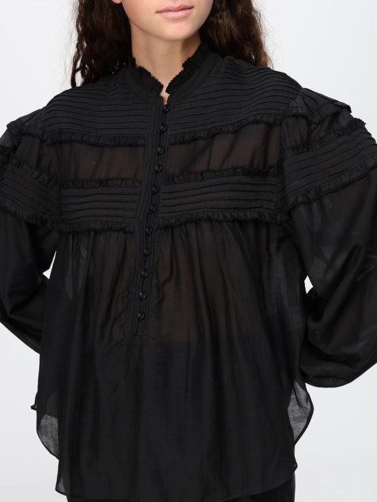 26FW 이자벨마랑에뚜왈 도안 블라우스 HT0914FBB3J04E 01BK Black - ISABEL MARANT ETOILE
