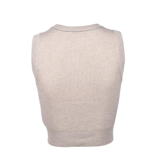  브루넬로 쿠치넬리 민소매 티셔츠 01a05891 4e84 769f 88e1 85374636b802 BEIGE - BRUNELLO CUCINELLI