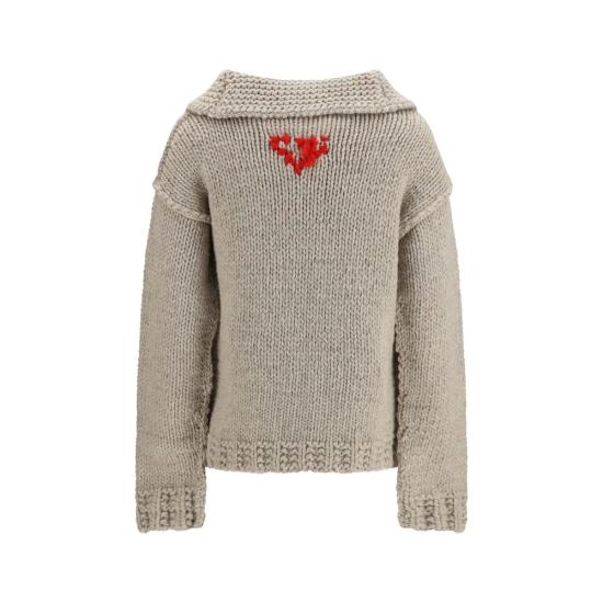 26FW 프라다 가디건 PRP25O56SOOO6574F0304BB GRAY - PRADA