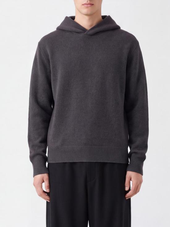 26FW 르메르 스웨터 캐시미어 후드 PO0043LK1062 BK502 Grey