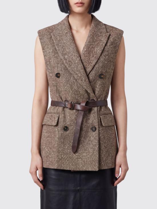 26FW 브루넬로 쿠치넬리 베스트 MD0027123 C002 Brown