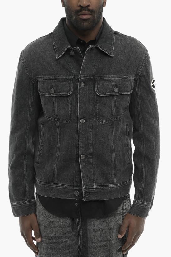 디젤 데님 자켓 A10847 0CKAH 02 Anthracite