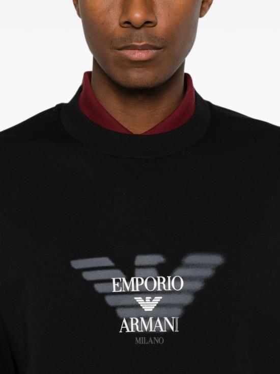  엠포리오 아르마니 긴팔 티셔츠 EM007315AF10013UC001 AI26 BLACK - EMPORIO ARMANI
