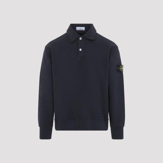 26FW 스톤 아일랜드 폴로 티셔츠 L2S156100054 S0458 V0020 NAVY BLUE - STONE ISLAND