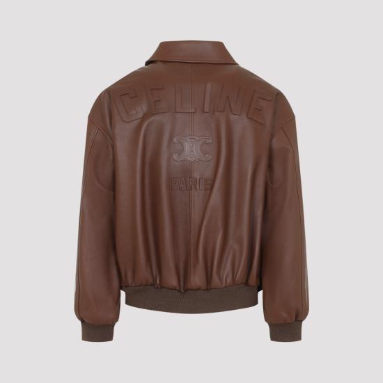 26FW 셀린느 가죽 자켓 RV14D978W 19BR BROWN - CELINE