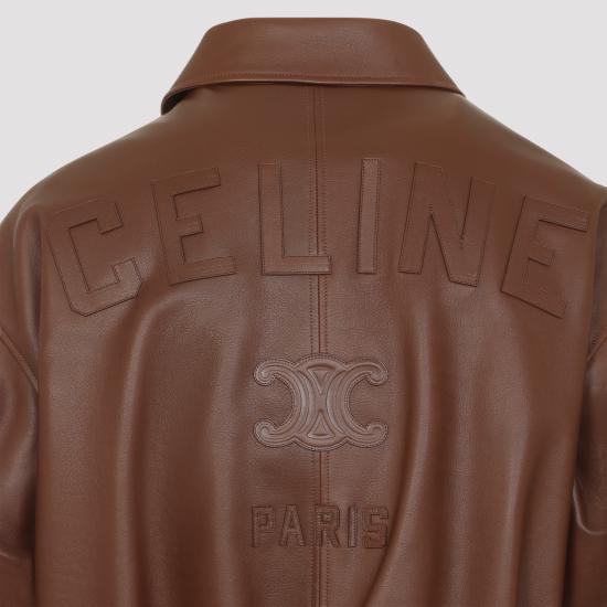 26FW 셀린느 가죽 자켓 RV14D978W 19BR BROWN - CELINE