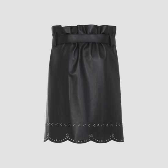 26FW 마르니 미디 스커트 GOMX0883UX ULA772 00N99 BLACK - MARNI