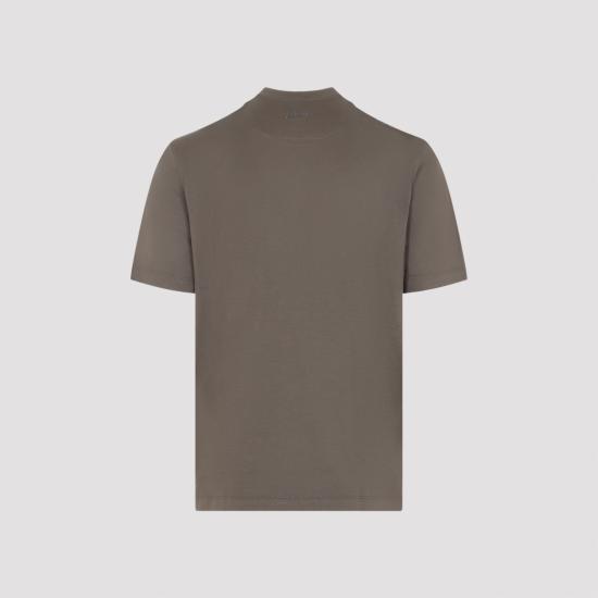 26FW 브리오니 반팔 티셔츠 UJWI0L OE601 2525 BROWN - BRIONI