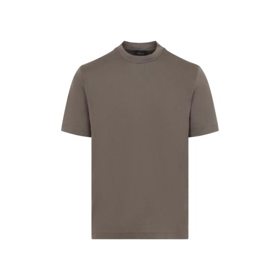 26FW 브리오니 반팔 티셔츠 UJWI0L OE601 2525 BROWN - BRIONI