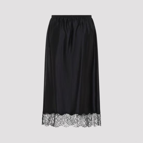 26FW 까르벵 미디 스커트 6262K21045 N999 BLACK - CARVEN