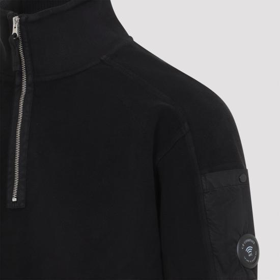 26FW 씨피 컴퍼니 폴로 티셔츠 21CMSS189A 006614G 999 BLACK - C.P. COMPANY