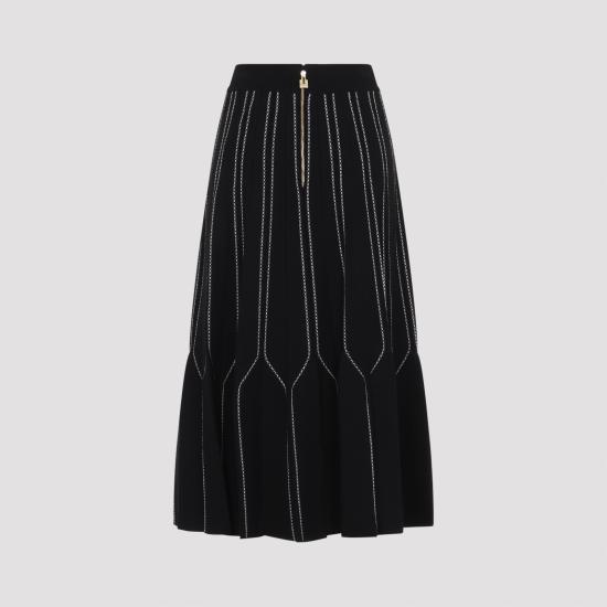 26FW 엘리자베타프랜치 숏 스커트 GK11Q67E2 685 NERO BURRO - ELISABETTA FRANCHI