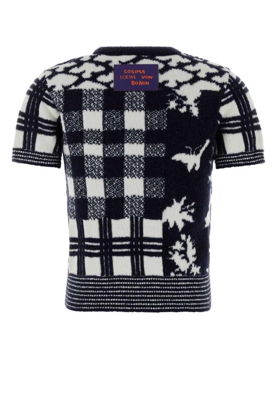 26FW 로에베 스웨터 S540Y14KI8 NAVYWHITE Printed - LOEWE