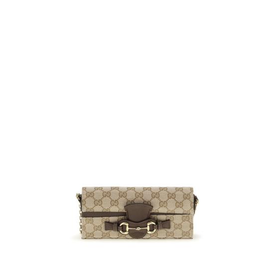26FW 구찌 홀스빗 체인 지갑 GUA006YUFAGH89651BB BEIGE
