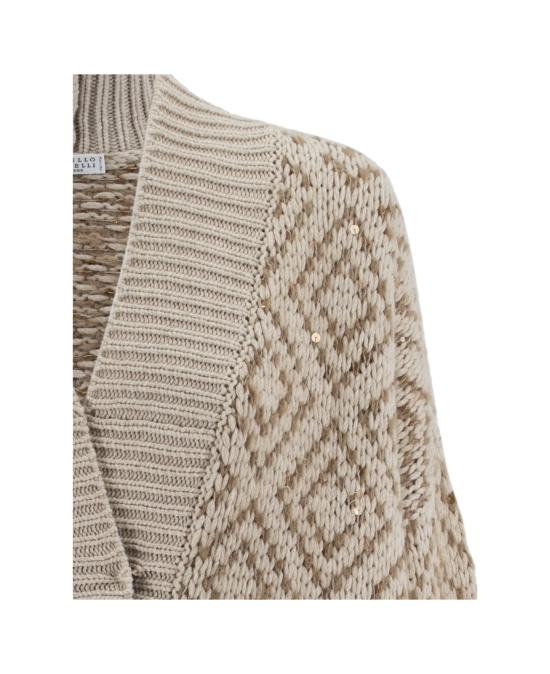  브루넬로 쿠치넬리 가디건 01a012b0 aa34 7279 87bf 7f34733eade0 BEIGE - BRUNELLO CUCINELLI