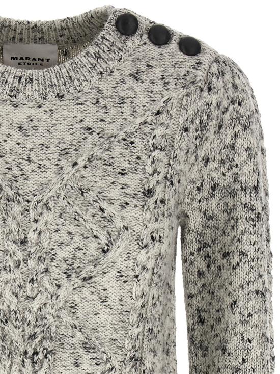  이자벨마랑에뚜왈 스웨터 LDPU0925FAD3L08E02GY GRAY - ISABEL MARANT ETOILE
