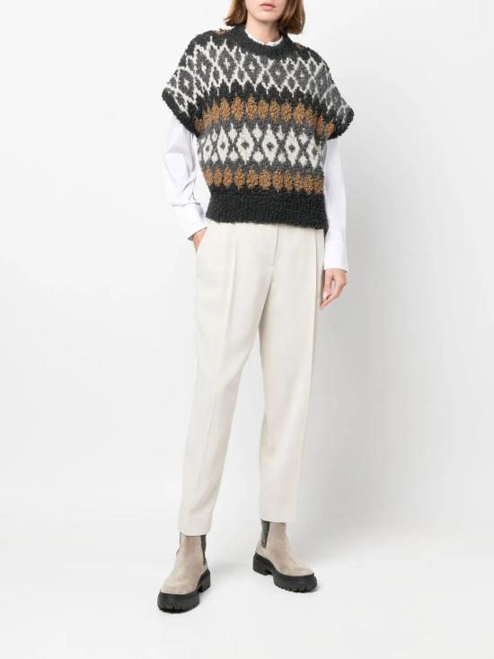  브루넬로 쿠치넬리 팬츠 01a05871 7a7a 7ab0 9e2e 5a3530c7187e WHITE - BRUNELLO CUCINELLI