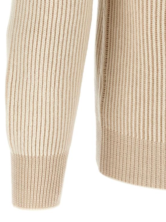  브루넬로 쿠치넬리 스웨터 LDM22700514CS120 BEIGE - BRUNELLO CUCINELLI